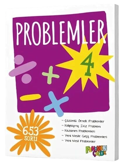Kurmay ELT 4. Sınıf Fenomen Çocuk Problemler Kitabı Kurmay ELT Yayınları