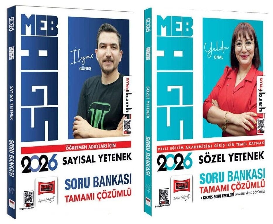 Yargı 2026 MEB-AGS Sayısal + Sözel Yetenek Soru Bankası 2 li Set Yargı Yayınları