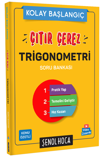 Şenol Hoca YKS AYT Çıtır Çerez Trigonometri Soru Bankası Şenol Hoca Yayınları