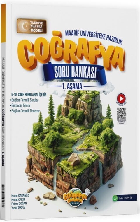 Coğrafya Gurmesi YKS TYT Coğrafya Soru Bankası 1. Aşama Coğrafya Gurmesi Yayınları