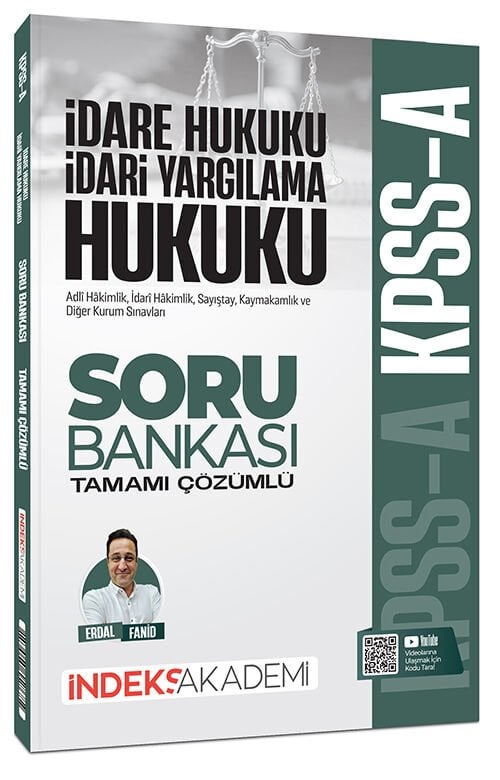 İndeks Akademi 2026 KPSS A Grubu İdare ve İdari Yargılama Hukuku Soru Bankası Çözümlü - Erdal Fanid İndeks Akademi Yayıncılık