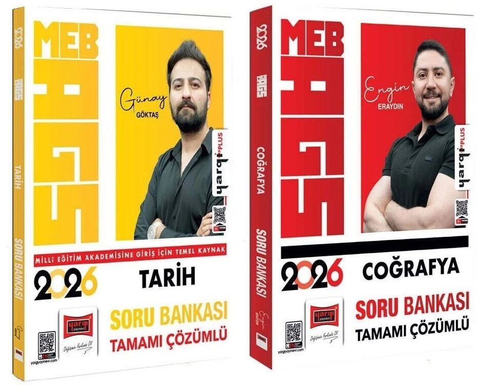 Yargı 2026 MEB-AGS Tarih + Coğrafya Soru Bankası 2 li Set Yargı Yayınları