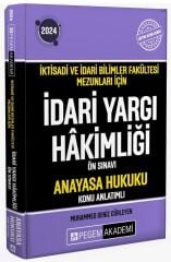 SÜPER FİYAT - Pegem 2024 İYÖS İktisadi ve İdari Bilimler Fakültesi Mezunları İçin İdari Yargı Hakimliği Ön Sınavı Anayasa Hukuku Konu Anlatımlı Pegem Akademi Yayınları