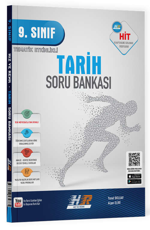 Hız ve Renk 9. Sınıf Tarih HİT Soru Bankası Hız ve Renk Yayınları