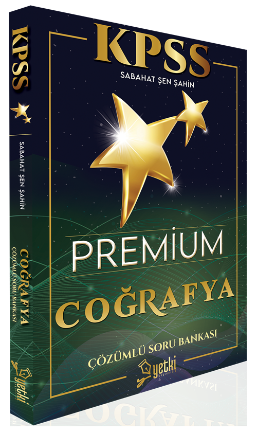 Yetki KPSS Coğrafya Premium Soru Bankası Çözümlü - Sebahat Şen Şahin Yetki Yayıncılık