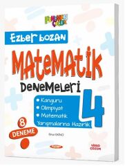 Kurmay ELT 4. Sınıf Ezberbozan Matematik Fenomen Çocuk 8 Deneme Kurmay ELT Yayınları