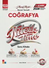 Nitelik 2028 YKS TYT AYT Coğrafya Nitelik Time Maarif Model Soru Kitabı 1. Aşama Nitelik Yayınları