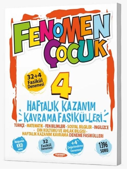 Kurmay ELT 4. Sınıf Tüm Dersler Fenomen Çocuk Haftalık Kazanım Kavrama Fasikülleri Kurmay ELT Yayınları