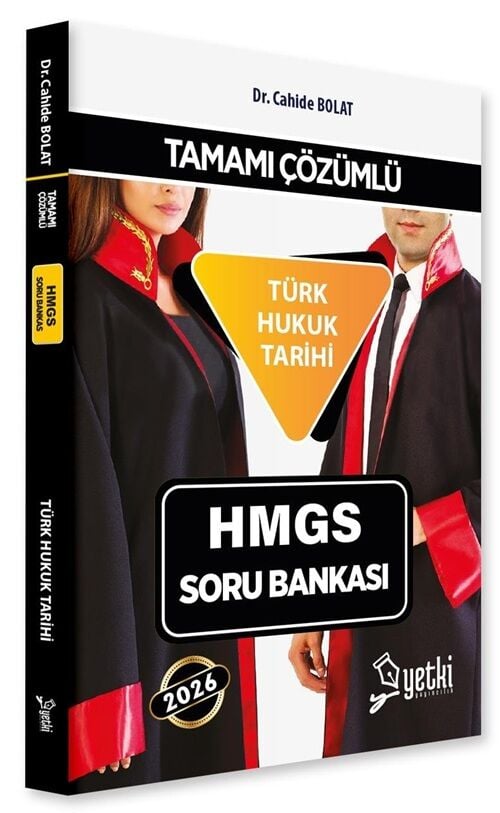 Yetki 2026 HMGS Türk Hukuk Tarihi Soru Bankası Çözümlü - Cahide Bolat Yetki Yayıncılık