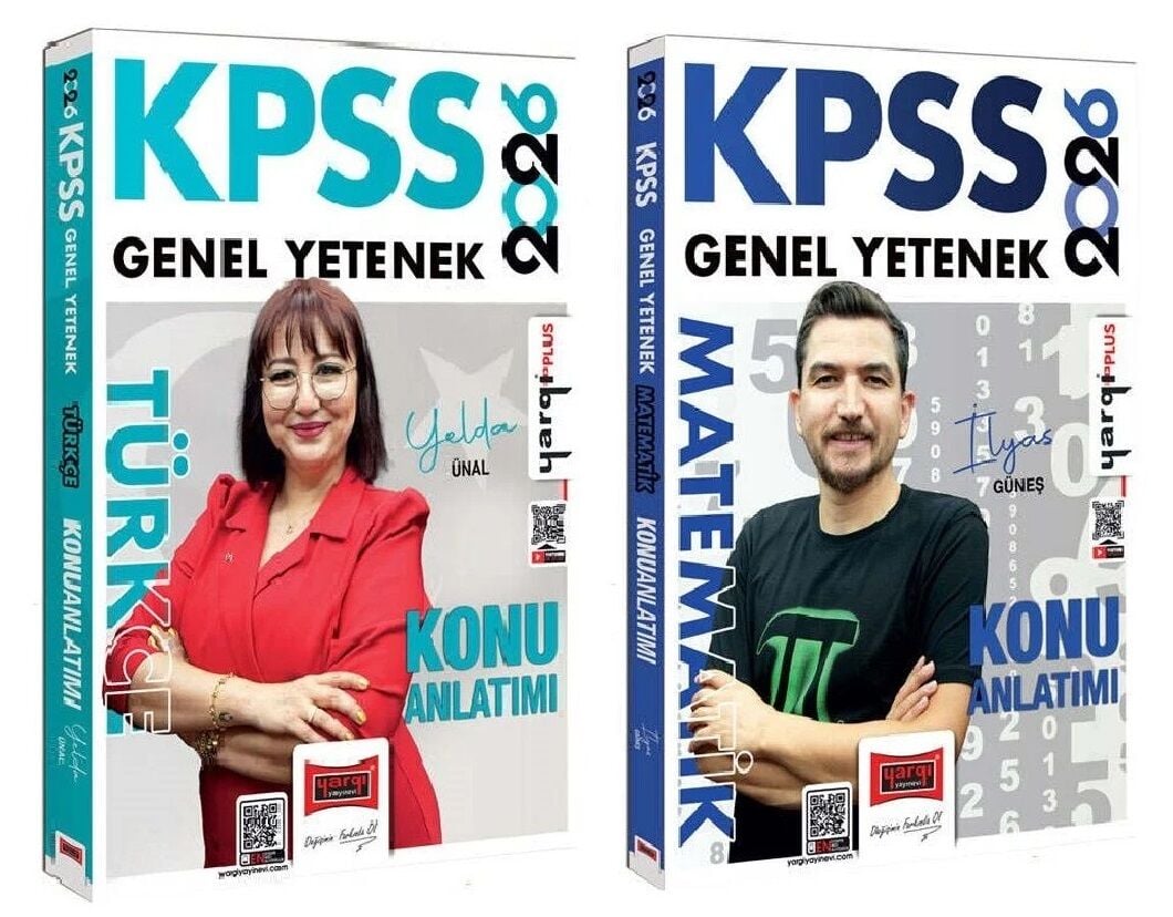 Yargı 2026 KPSS Türkçe + Matematik Konu Anlatımı 2 li Set Yargı Yayınları