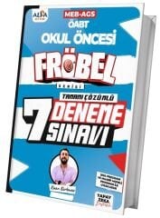 Alfa UZEM ÖABT MEB-AGS Okul Öncesi Öğretmenliği FRÖBEL 7 Deneme Çözümlü - Kaan Korkmaz Alfa UZEM