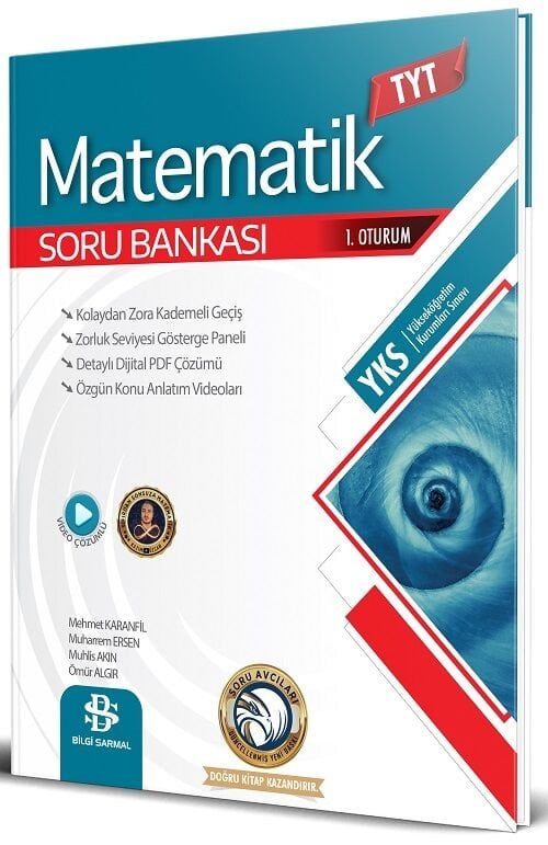 Bilgi Sarmal YKS TYT Matematik Soru Avcıları Soru Bankası Video Çözümlü Bilgi Sarmal Yayınları