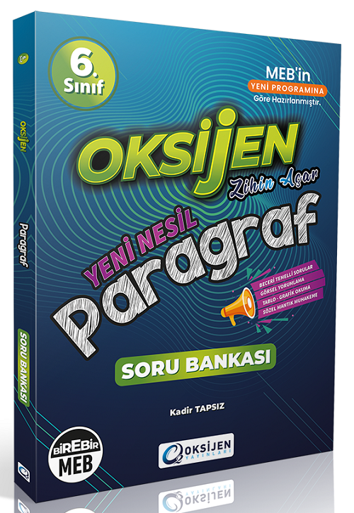 Oksijen 6. Sınıf Paragraf Oksijen Soru Bankası Oksijen Yayınları