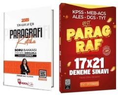 Hoca Kafası + EVP Akademi 2025 KPSS TYT ALES DGS Paragrafı Kafala Soru Bankası + 21 Deneme 2 li Set - Öznur Saat Yıldırım Hoca Kafası + EVP Akademi Yayınları