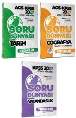 Yediiklim 2027 KPSS Tarih + Coğrafya + Vatandaşlık Soru Dünyası Soru Bankası 3 lü Set Yediiklim Yayınları