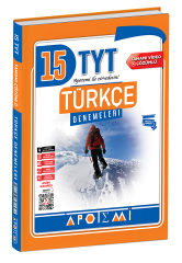 Apotemi YKS TYT Türkçe 15 Deneme Çözümlü Apotemi Yayınları