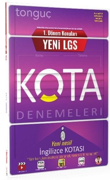 Tonguç 8. Sınıf LGS 1. Dönem KOTA İngilizce Denemeleri Tonguç Akademi