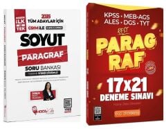 Hoca Kafası + EVP Akademi 2025 KPSS TYT ALES DGS Soyut Paragraf Soru Bankası + 21 Deneme 2 li Set - Öznur Saat Yıldırım Hoca Kafası + EVP Akademi Yayınları