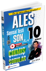 Dizgi Kitap 2025 ALES Sayısal Yetenek Çıkmış Sorular Son 10 Sınav Çözümlü - Sefa Hoca Dizgi Kitap