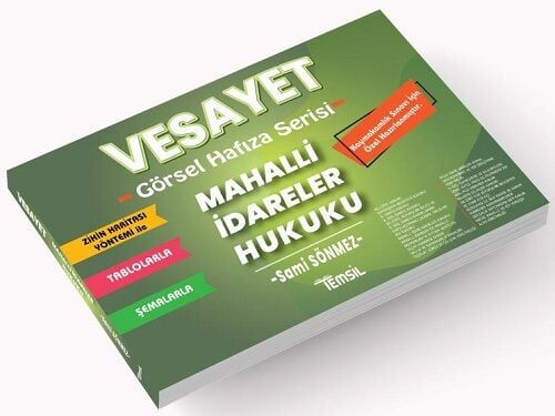 Temsil VESAYET Kaymakamlık Mahalli İdareler Hukuku Konu Anlatımı - Sami Sönmez Temsil Yayınları
