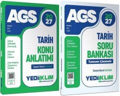 Yediiklim 2027 MEB-AGS Tarih Konu + Soru Bankası 2 li Set Yediiklim Yayınları