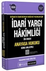 Pegem 2026 İYÖS İktisadi ve İdari Bilimler Fakültesi Mezunları İçin İdari Yargı Hakimliği Ön Sınavı Anayasa Hukuku Konu Anlatımlı Pegem Akademi Yayınları