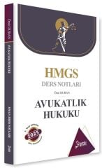 Yetki 2025 HMGS Avukatlık Hukuku Ders Notları - Özal Duran Yetki Yayıncılık