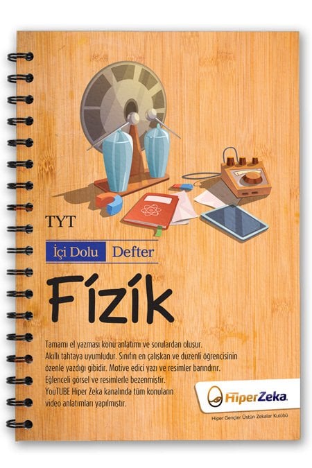 Hiper Zeka YKS TYT Fizik İçi Dolu Defter Hiper Zeka Yayınları