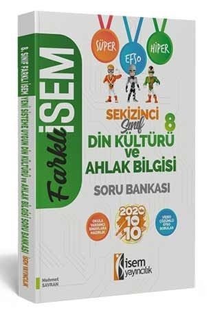 İsem 2020 LGS 8. Sınıf Farklı İsem Din Kültürü ve Ahlak Bilgisi Soru Bankası İsem Yayınları