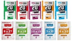 Yediiklim + Bigelio 2026 KPSS Genel Yetenek Genel Kültür 100+31 Deneme 5 li Set Yediiklim + Bigelio Yayınları