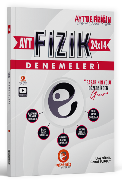 Egzersiz YKS AYT Fizik 24x14 Denemeleri Egzersiz Yayınları