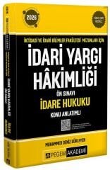 Pegem 2026 İYÖS İktisadi ve İdari Bilimler Fakültesi Mezunları İçin İdari Yargı Hakimliği Ön Sınavı İdare Hukuku Konu Anlatımlı Pegem Akademi Yayınları