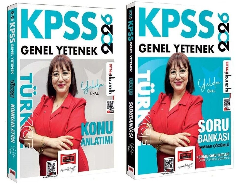 Yargı 2026 KPSS Türkçe Konu Anlatımı + Soru Bankası 2 li Set - Yelda Ünal Yargı Yayınları