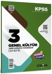 Marka 2026 KPSS Genel Kültür Tarih-Coğrafya-Vatandaşlık 3 Deneme Çözümlü Marka Yayınları
