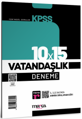 Marka 2025 KPSS Vatandaşlık 10x15 Deneme Video Çözümlü Marka Yayınları