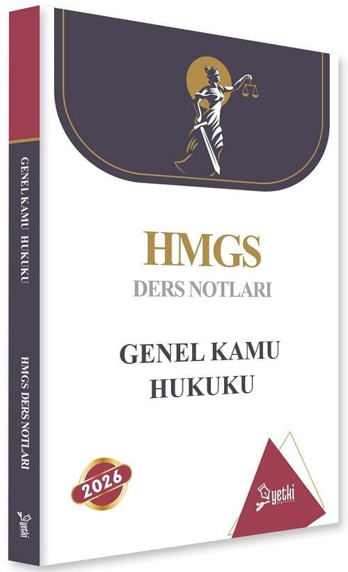 Yetki 2026 HMGS Genel Kamu Hukuku Ders Notları Yetki Yayıncılık