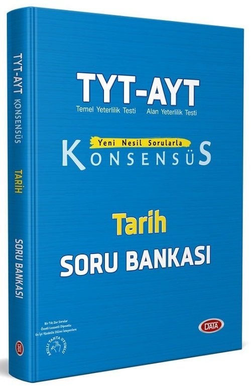 Data YKS TYT AYT Tarih Konsensüs Soru Bankası Data Yayınları