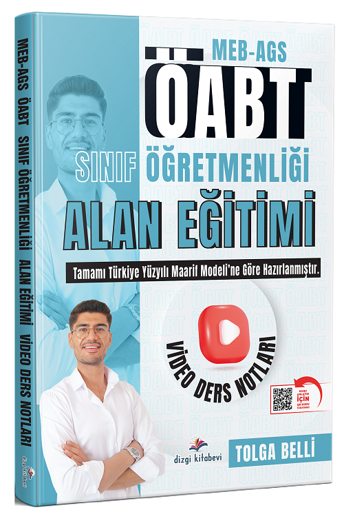 Dizgi Kitap ÖABT MEB-AGS Sınıf Öğretmenliği Alan Eğitimi Video Ders Notları - Tolga Belli Dizgi Kitap
