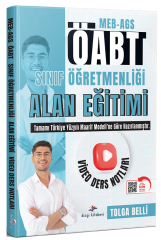 Dizgi Kitap ÖABT MEB-AGS Sınıf Öğretmenliği Alan Eğitimi Video Ders Notları - Tolga Belli Dizgi Kitap