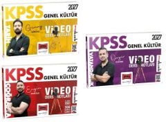 Yargı 2027 KPSS Tarih + Coğrafya + Vatandaşlık Video Ders Notları 3 lü Set Yargı Yayınları