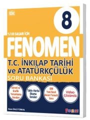 Fenomen Okul 8. Sınıf T.C İnkılap Tarihi ve Atatürkçülük Fenomen Soru Bankası Fenomen Okul Yayınları