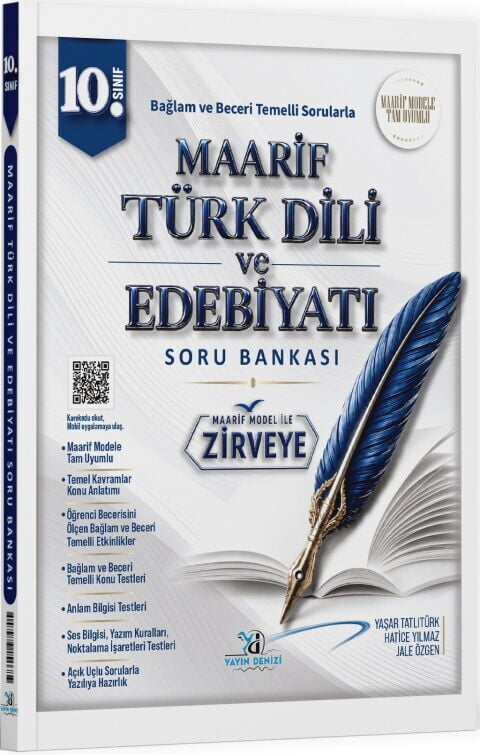 Yayın Denizi 10. Sınıf Türk Dili ve Edebiyatı Zirveye Maarif Model Soru Bankası Yayın Denizi Yayınları