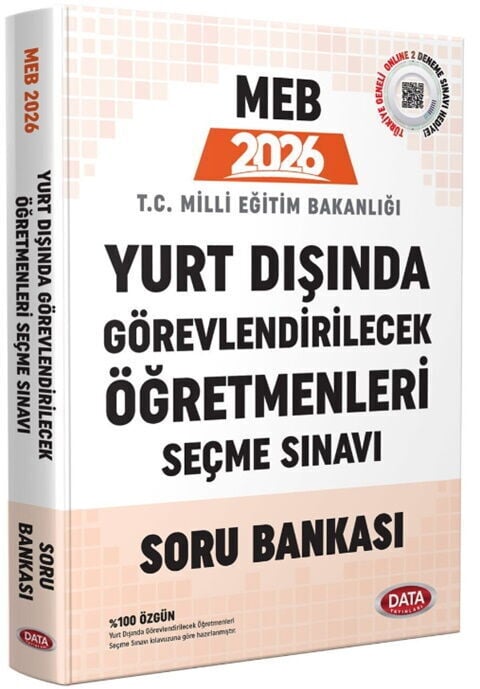 SÜPER FİYAT - Data 2026 MEB Yurt Dışında Görevlendirilecek Öğretmenleri Seçme Sınavı Soru Bankası Data Yayınları