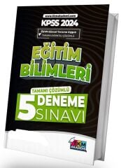 TKM Akademi 2024 KPSS Eğitim Bilimleri 5 Deneme Çözümlü TKM Akademi