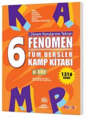 Fenomen Okul 6. Sınıf Tüm Dersler 1. Dönem Fenomen Kamp Kitabı Soru Bankası Fenomen Okul Yayınları