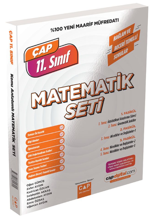 Çap Yayınları 11. Sınıf Matematik Maarif Seti Çap Yayınları