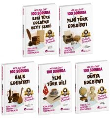 Özdil Akademi ÖABT MEB-AGS Türk Dili ve Edebiyatı Öğretmenliği 500 Soruda Altın Seri 5 li Set Özdil Akademi