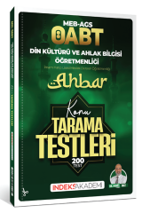 İndeks Akademi 2027 ÖABT MEB-AGS Din Kültürü ve Ahlak Bilgisi Öğretmenliği Ahbar Konu Tarama Testleri - Hanifi İnce İndeks Akademi Yayıncılık