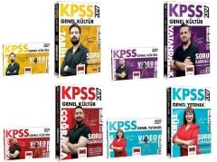 Yargı 2027 KPSS Tarih + Coğrafya + Vatandaşlık + Türkçe Video Ders Notları + Soru Bankası 8 li Set Yargı Yayınları