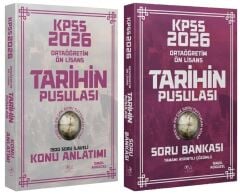CBA Yayınları 2026 KPSS Lise Ortaöğretim Ön Lisans Tarihin Pusulası Konu + Soru Bankası 2 li Set - İsmail Adıgüzel CBA Yayınları